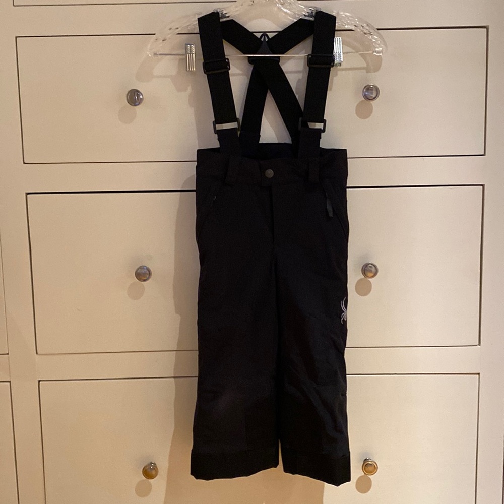 Kids Spyder ski bibs